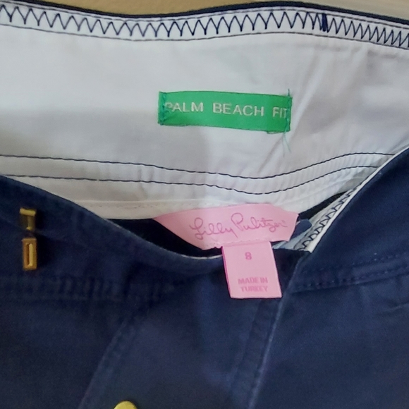 Lilly Pulitzer Navy Capris - Picture 2 of 5